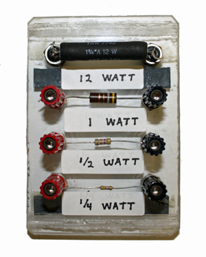 DEM16 - Resistor Board (resistors with different wattage values)